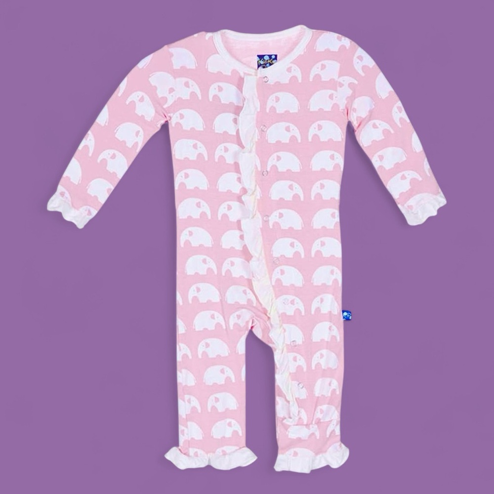 NWT Kickee Ruffle Romper
